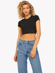jjxx • florie black • crop top