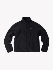 pinqponq • fleece jacket women • peat black