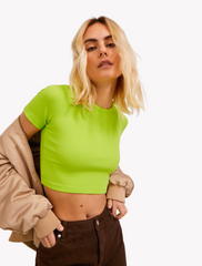jjxx • florie lime punch • crop top