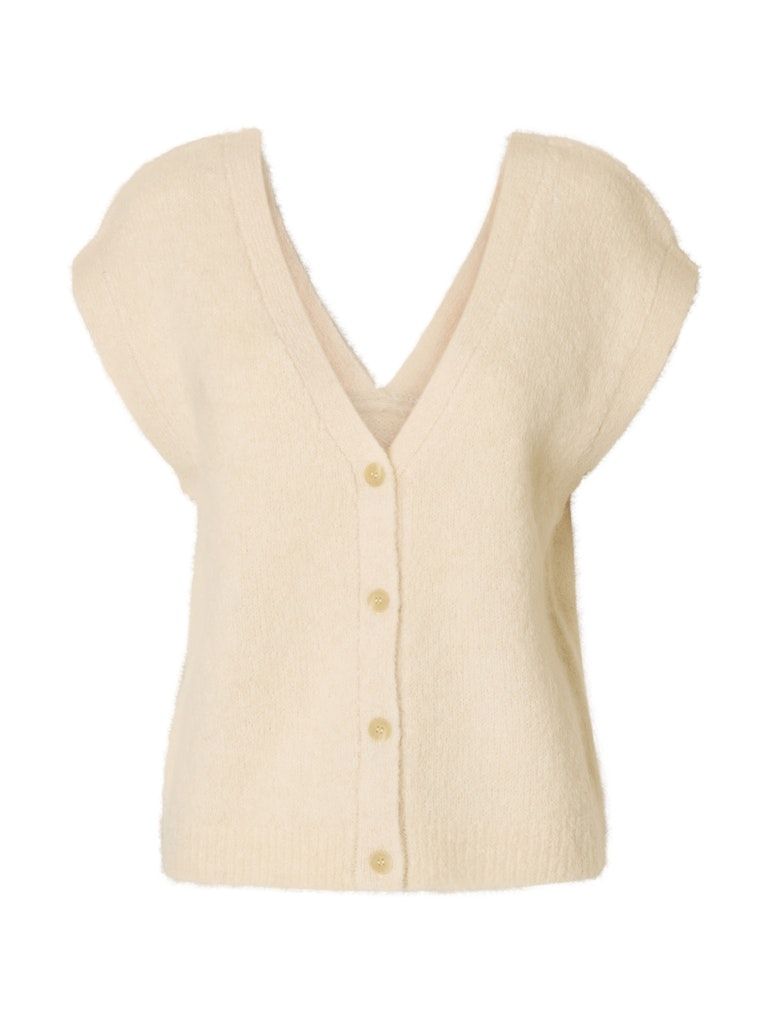 Elegante Strickweste aus Alpaka-Wolle - GABELLA