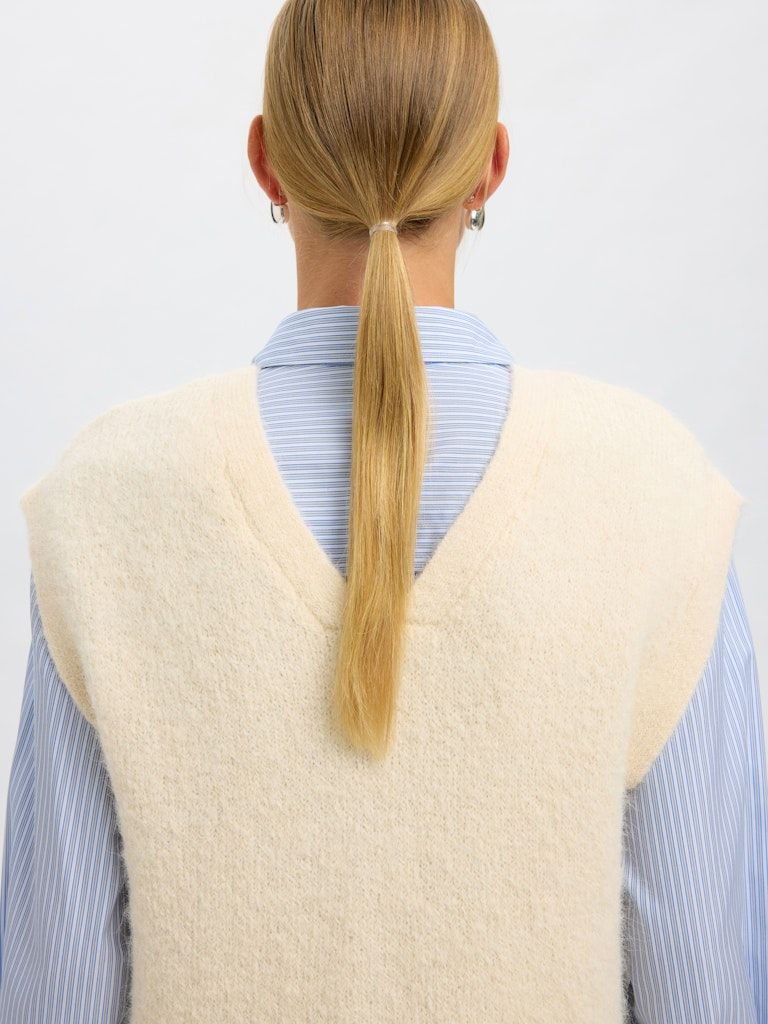 Elegante Strickweste aus Alpaka-Wolle - GABELLA