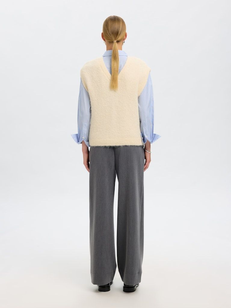 Elegante Strickweste aus Alpaka-Wolle - GABELLA