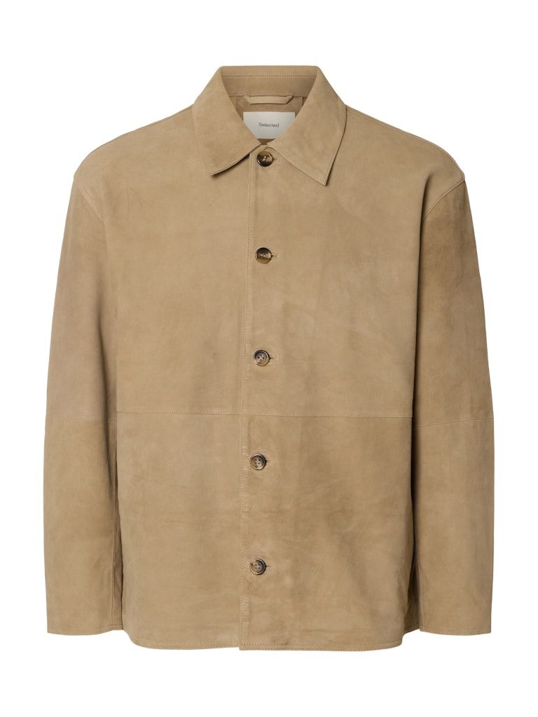 Leder-Overshirt Rory