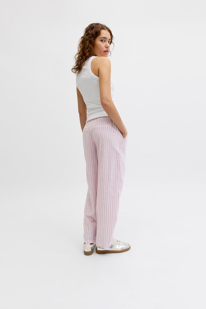 Hose aus Searsucker-Stoff - ZOE SEERSUCKER