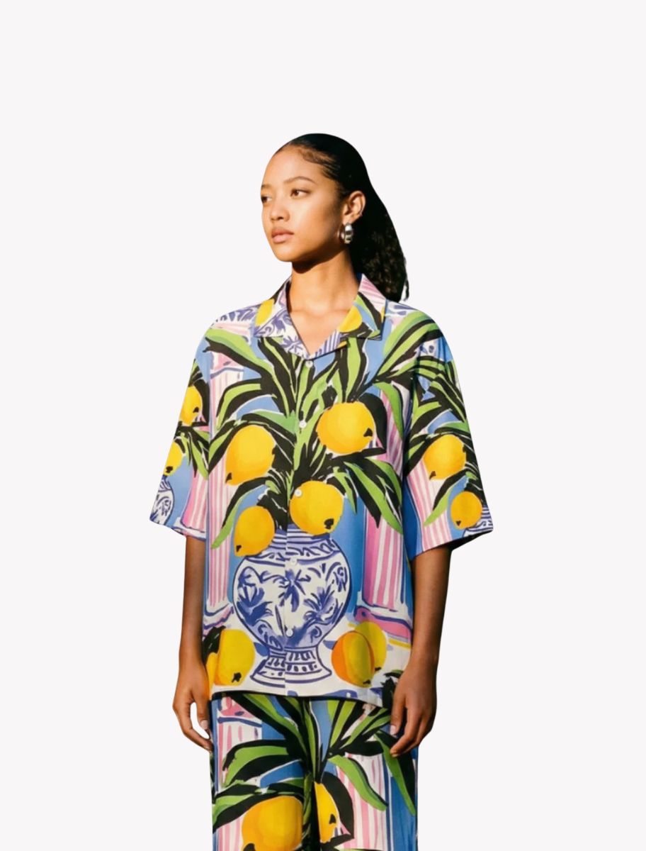 Alloverprint Hemd - Capri