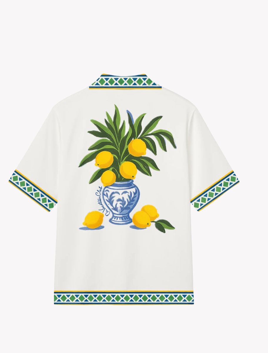 Printed Kurzarmhemd - Sorrento Resort