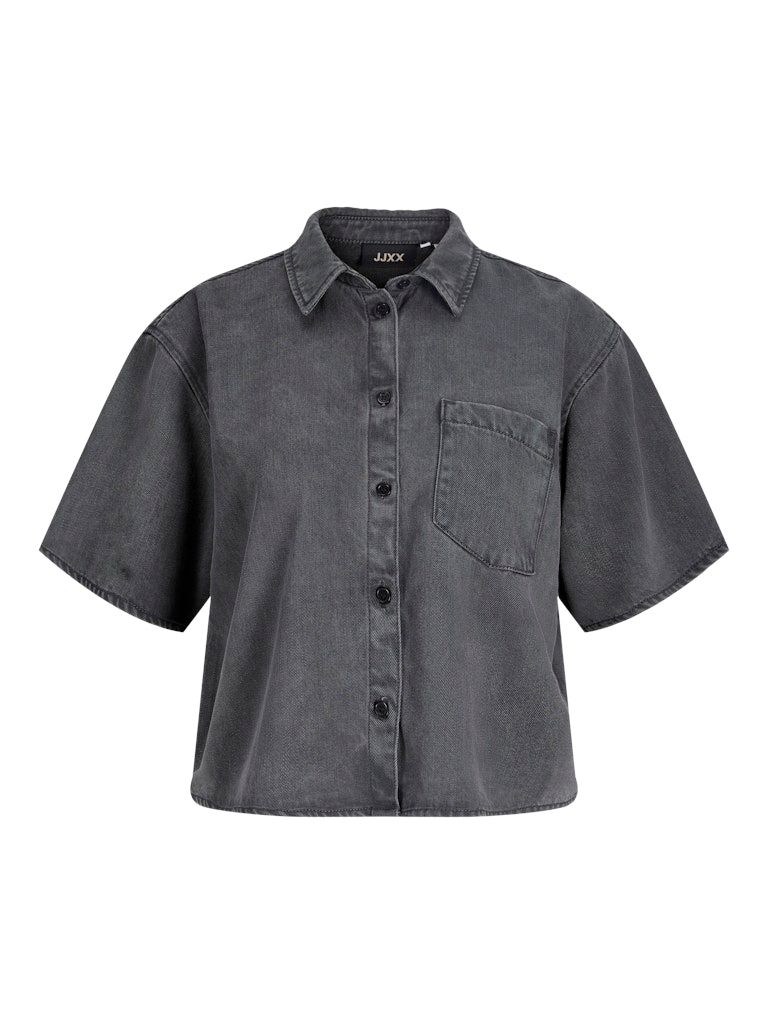 Leichte Kuruarm-Hemdbluse - PAULINA