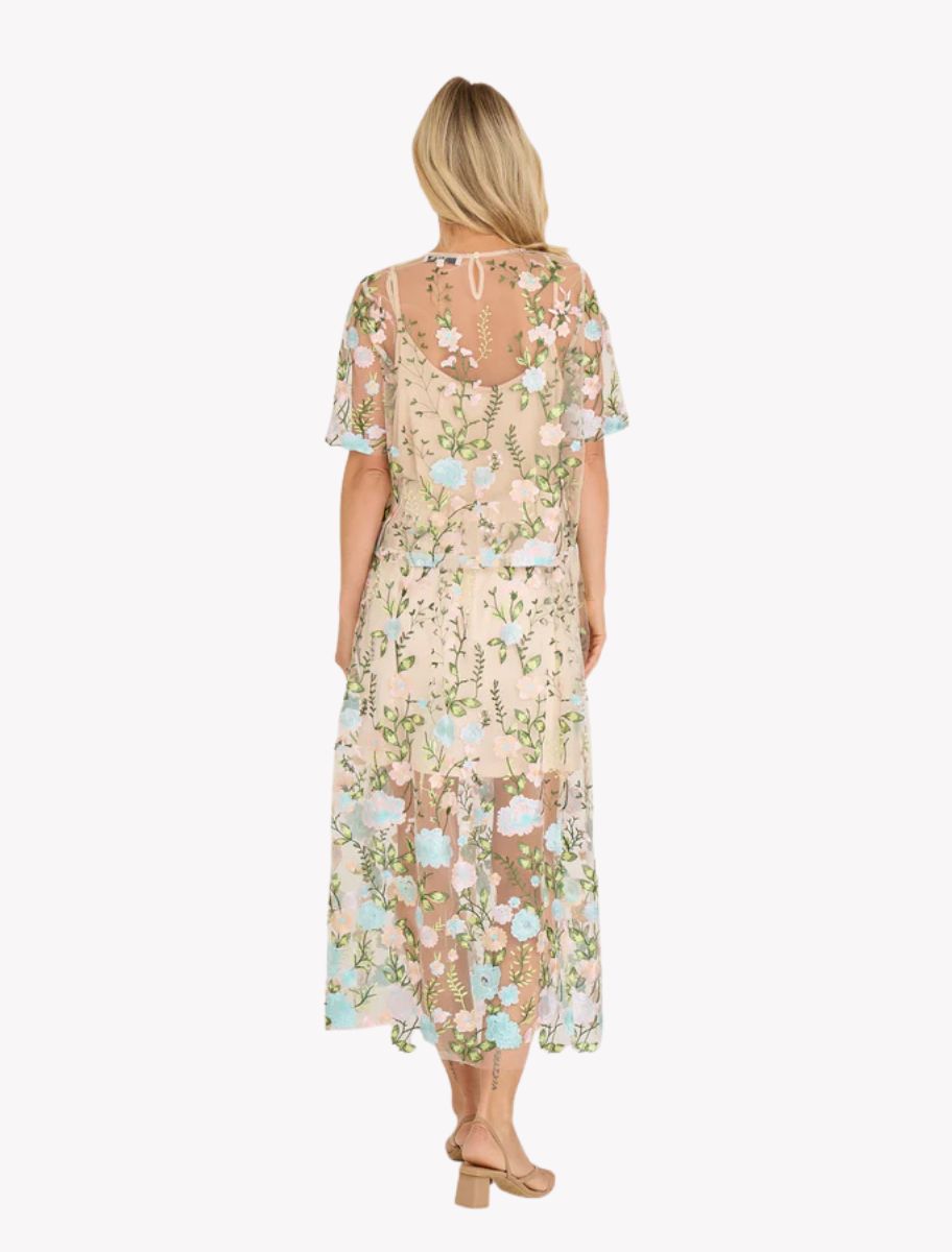 Transparente Bluse - Fuschia