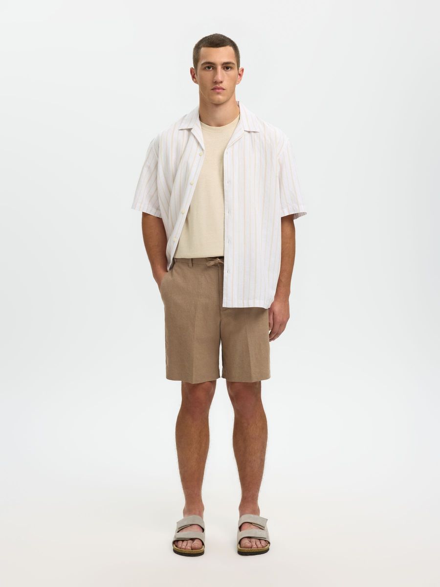 Leinen-Mix Shorts - REGULAR-LEROY LINEN