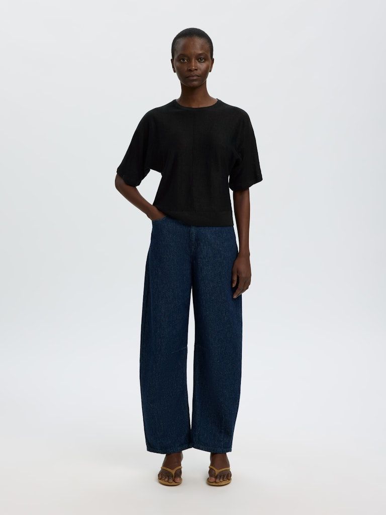 Leinen T-Shirt - JANE LINEN 2/4 BAT