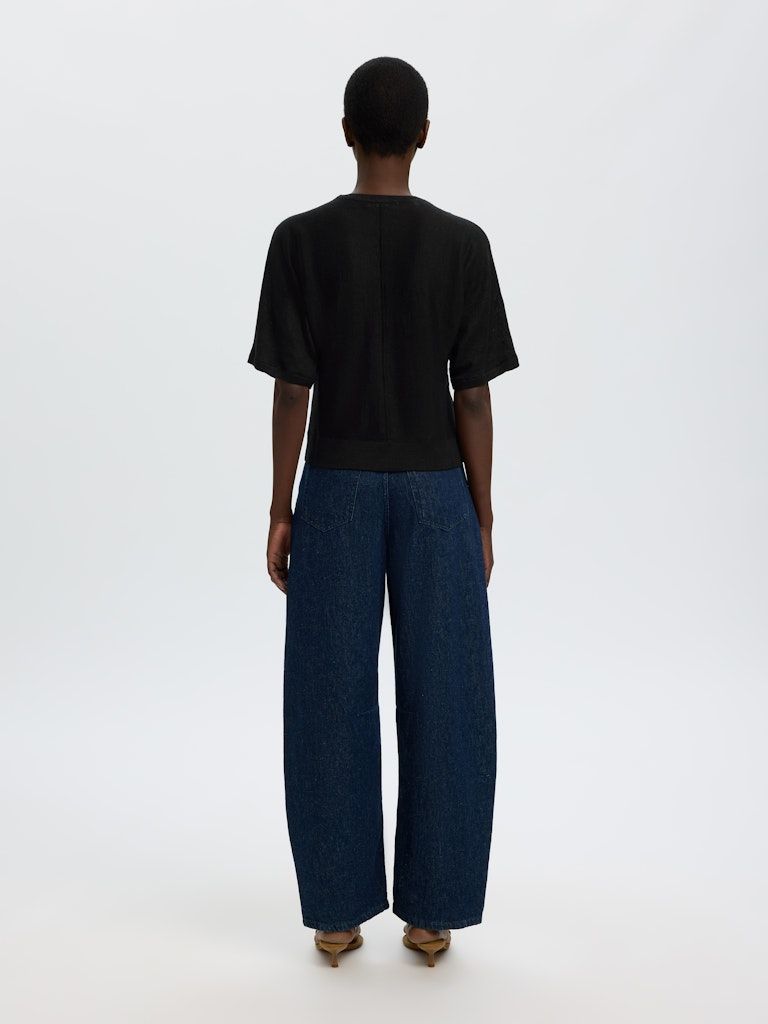 Leinen T-Shirt - JANE LINEN 2/4 BAT