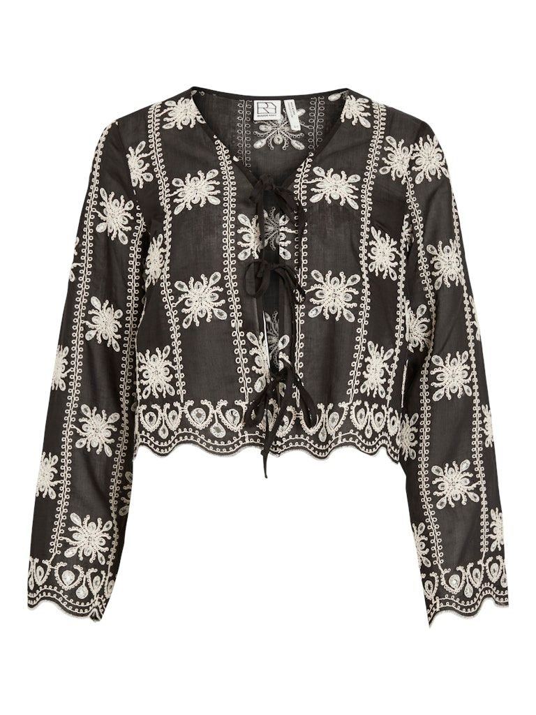 Bluse mit Lochmuster - NALA