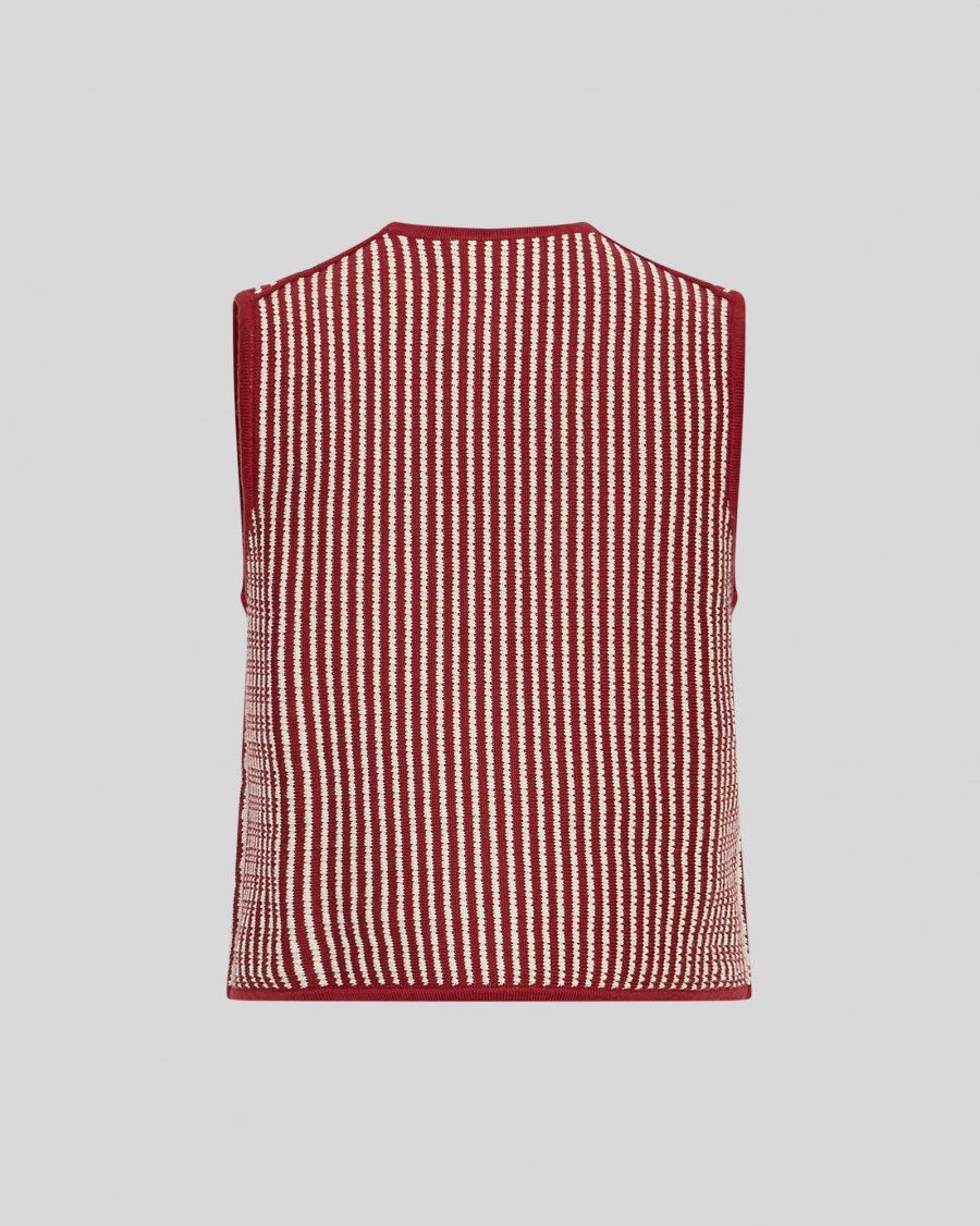 Gestrickte Weste - Priscilla Vest Striped