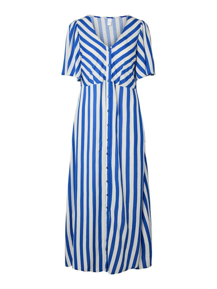 Viskosekleid mit V-Ausschnitt - SAVANNA
