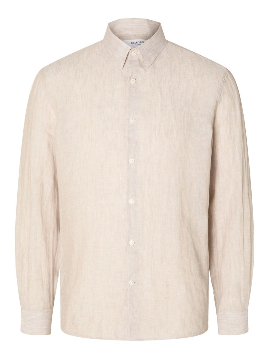 SLHREGKYLIAN-LINEN SHIRT LS CLASSIC