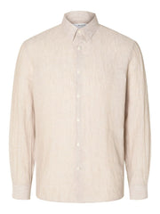 SLHREGKYLIAN-LINEN SHIRT LS CLASSIC