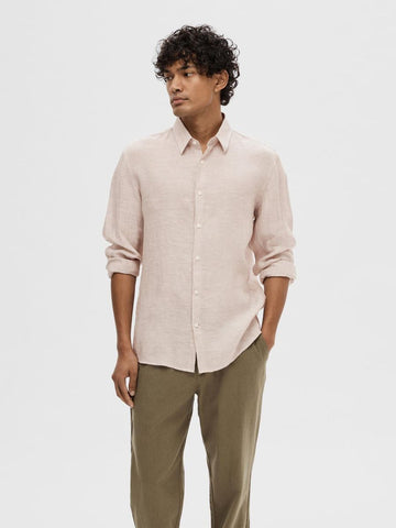 SLHREGKYLIAN-LINEN SHIRT LS CLASSIC