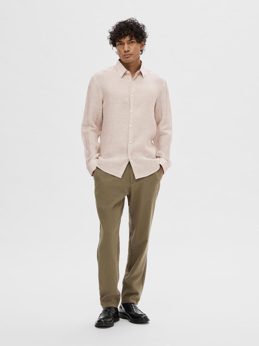 SLHREGKYLIAN-LINEN SHIRT LS CLASSIC