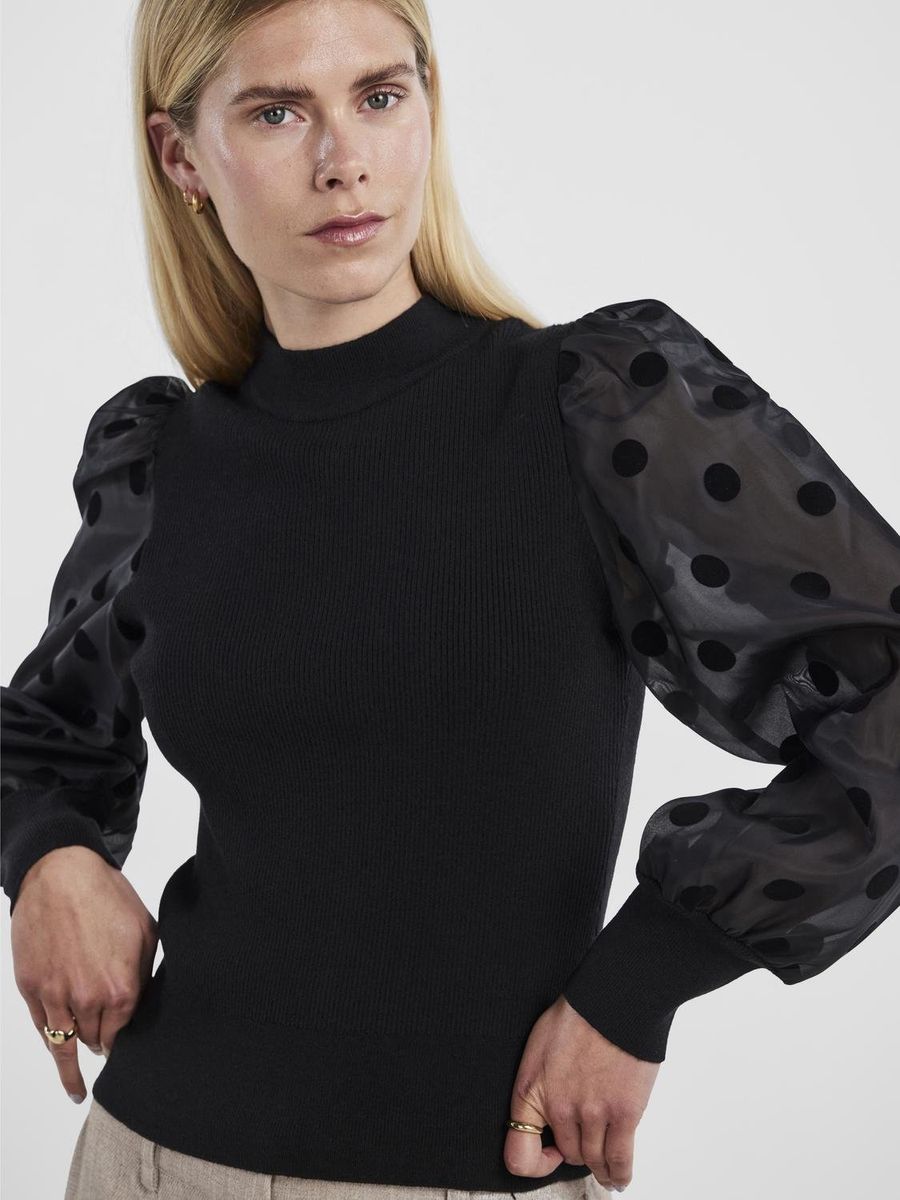 YASDOTME LS KNIT SWEATER S. NOOS