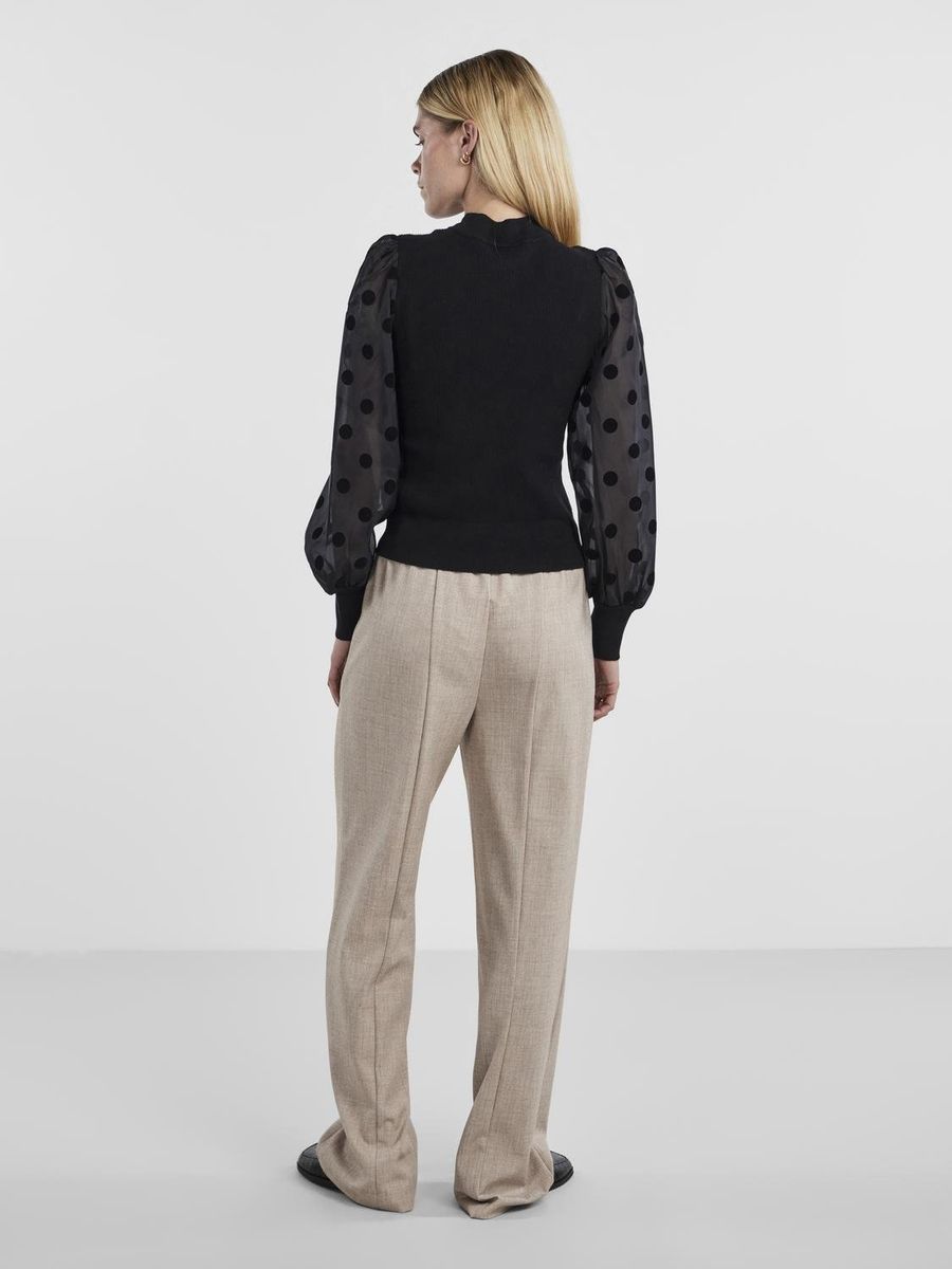 YASDOTME LS KNIT SWEATER S. NOOS