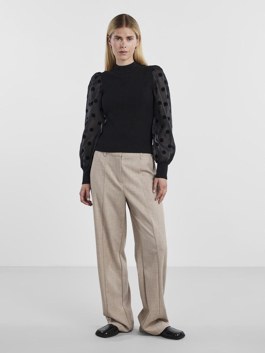 YASDOTME LS KNIT SWEATER S. NOOS
