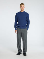 SLHDANE LS KNIT STRUCTURE CREW NECK