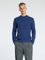 SLHDANE LS KNIT STRUCTURE CREW NECK