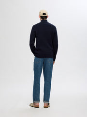 SLHDANE LS KNIT STRUCTURE FULL ZIP