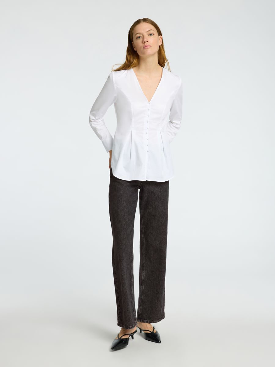 SLFHARPER HW FLARED JEANS