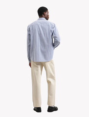 ROVE LS SHIRT | SEERSUCKER STRIPE | BLUE