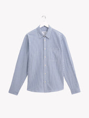 ROVE LS SHIRT | SEERSUCKER STRIPE | BLUE