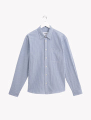 ROVE LS SHIRT | SEERSUCKER STRIPE | BLUE