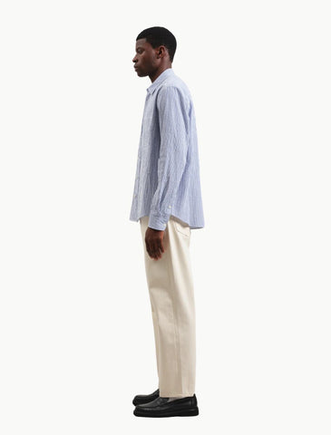 ROVE LS SHIRT | SEERSUCKER STRIPE | BLUE
