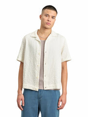 LIDO SS SHIRT | BOX DOBBY | ECRU