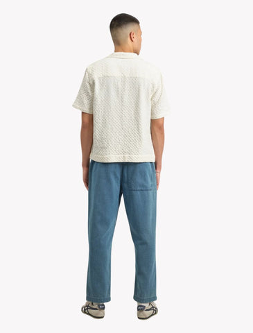 LIDO SS SHIRT | BOX DOBBY | ECRU