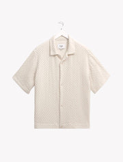 LIDO SS SHIRT | BOX DOBBY | ECRU