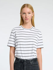 SLFESSENTIAL SS STRIPED BOXY TEE NO