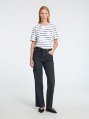SLFESSENTIAL SS STRIPED BOXY TEE NO