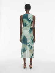 ROUMESSA S/L O-NECK MIDI DRESS