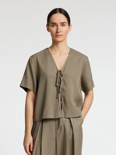 SLFNATUK 2/4 BOXY TIE TOP B