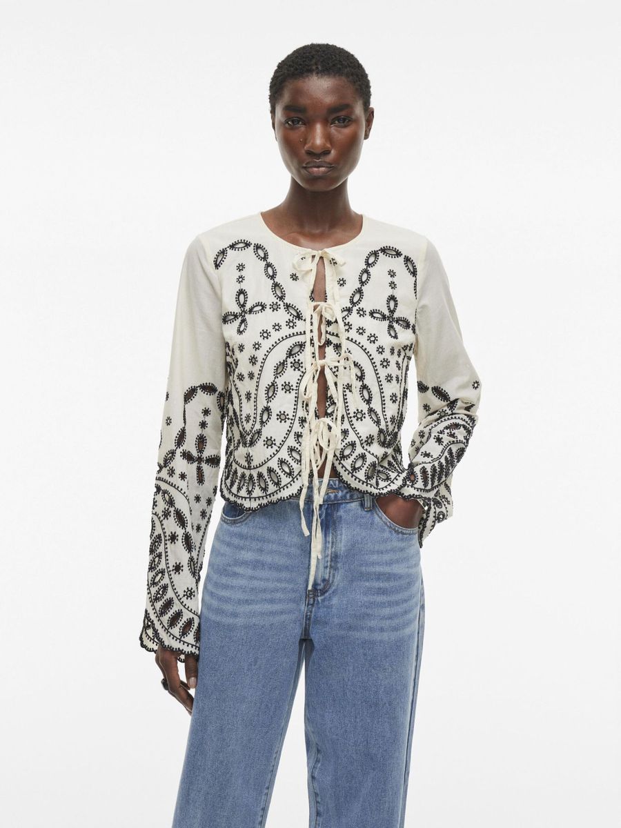 ROUBRODIE LS O-NECK TOP
