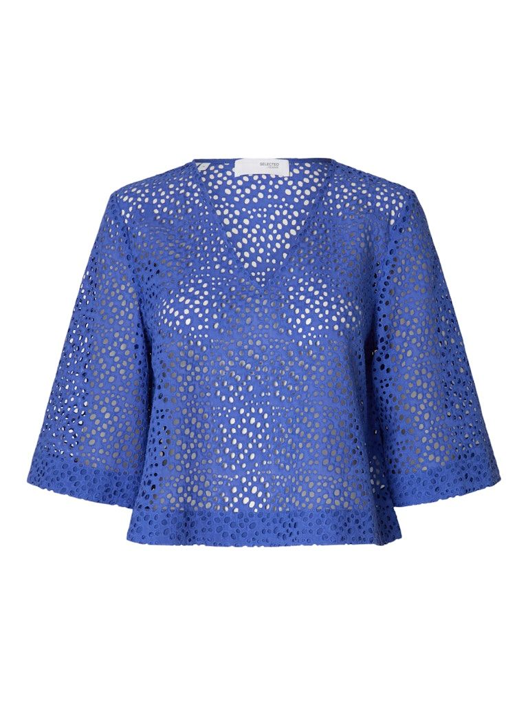 Gecropptes Spitzen-Shirt - LAERKE