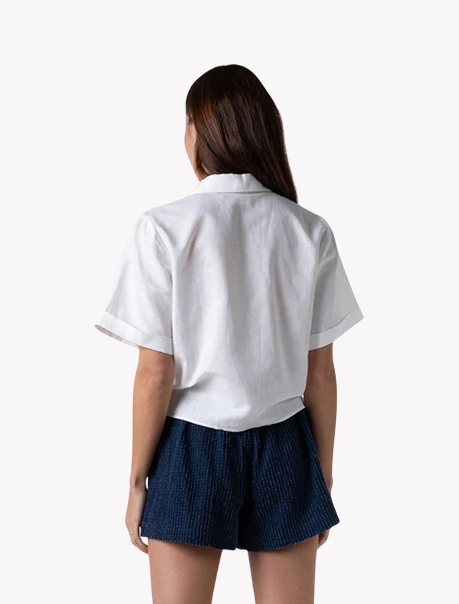 Leinenmix T-Shirt - Bois