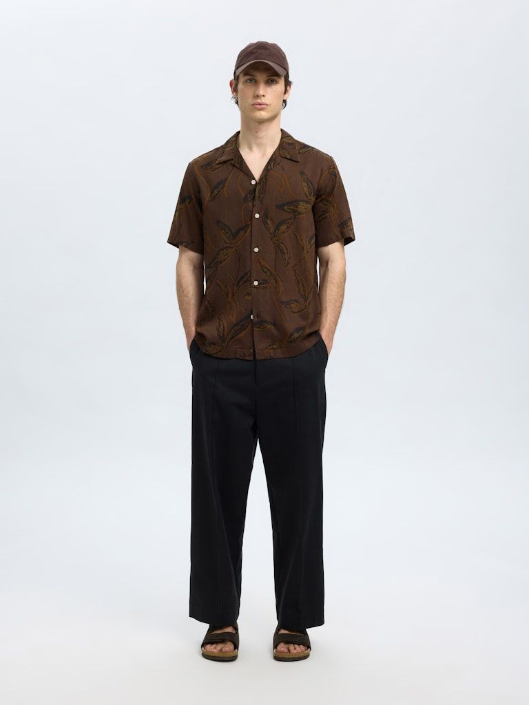 Blumiges Kurzarm-Hemd - REGNOA MIX SHIRT