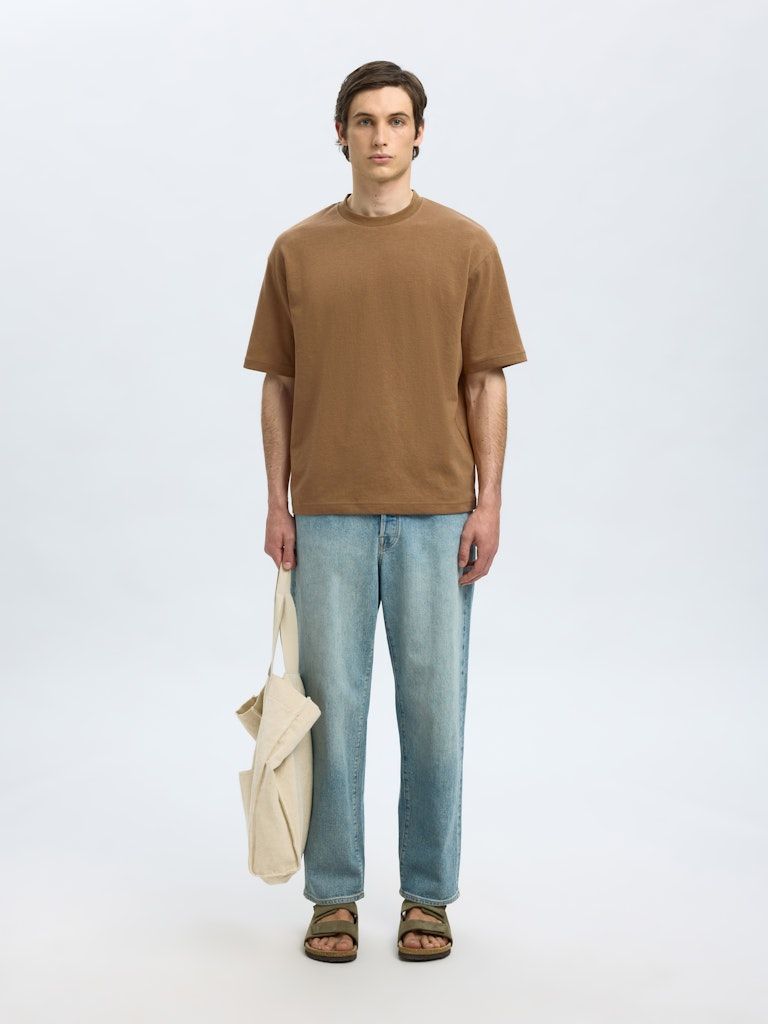Boxy Basic-Shirt - SLHLOOSEOSCAR