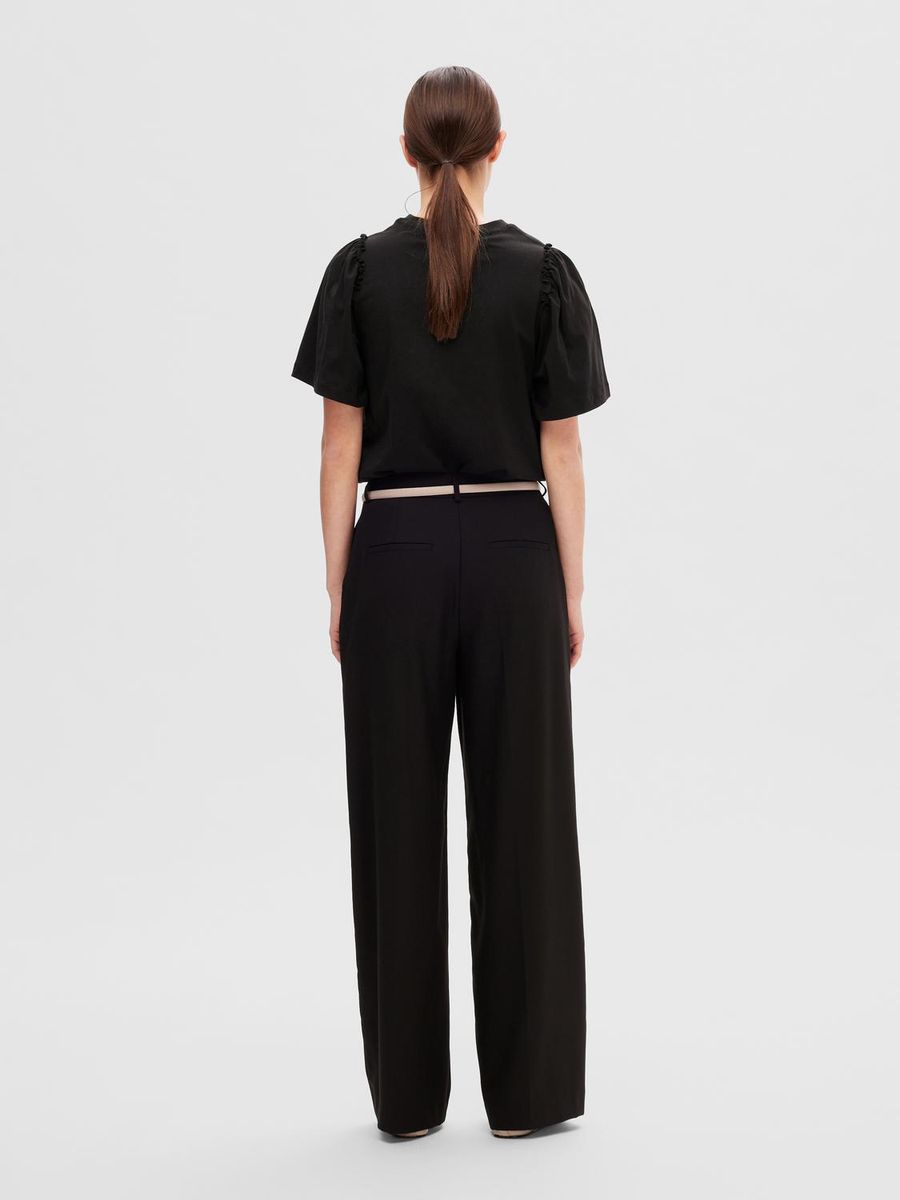 SLFPENELOPE 2/4 RUFFLE TEE NOOS