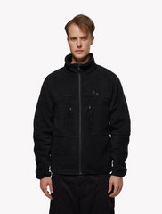 pinqponq • fleece jacket men • peat black
