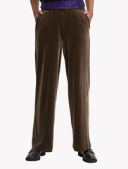 ichi • lavanny • weite samthose mit leichtem glanz