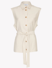 moss copenhagen • joanita • weste mit nadelstreifen