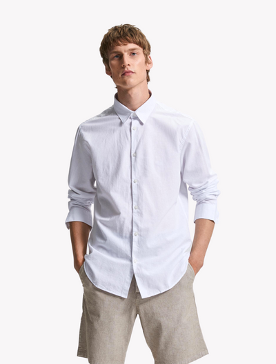 selected homme • regnew-linen • hemd